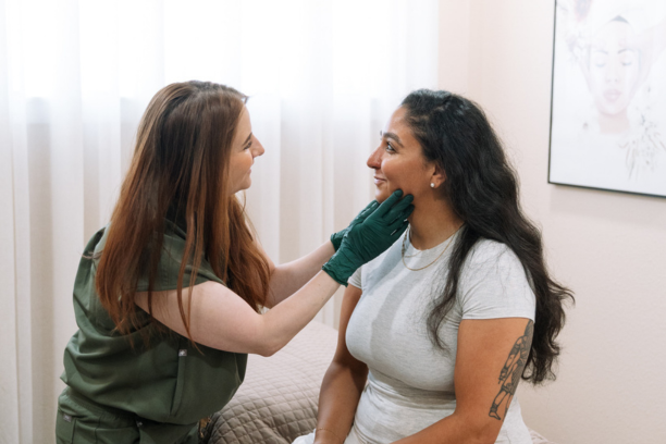 Honey Rose Aesthetics consultation room in West Puyallup, WA